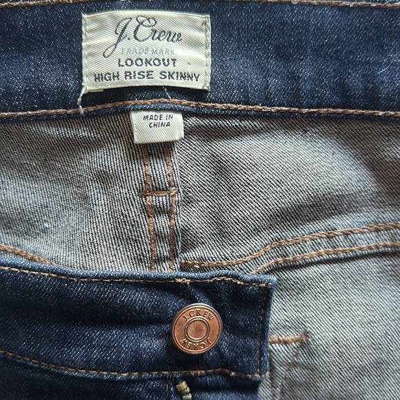 J. Crew - Lookout Skinny Denim Classic Rinse Wash - Picture 5 of 5